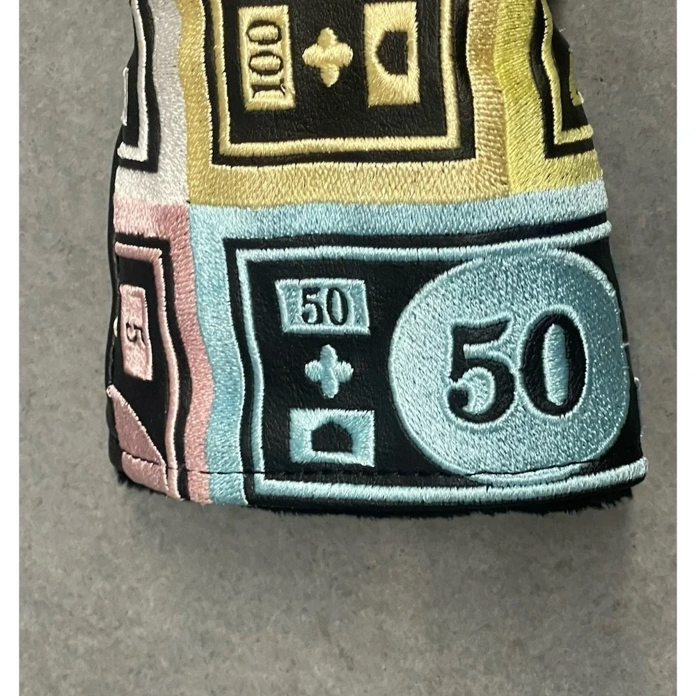 Bettinardi X Monopoly Fun Money Fairway Wood Headcover Black/Multicolor RARE